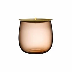 NUDE Beret Storage Box Large With Brass Lid