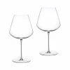 NUDE Stem Zero Set Of 2 Elegant Red Wine Glasses Large