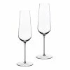 NUDE Stem Zero Set Of 2 Flute Champagne Glasses