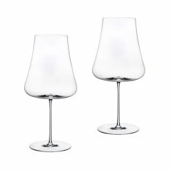 NUDE Stem Zero Set Of 2 Volcano Red Wine Glasses