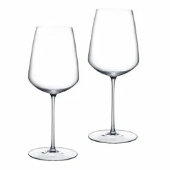 NUDE Stem Zero Set Of 2 Powerful Red Wine Glasses