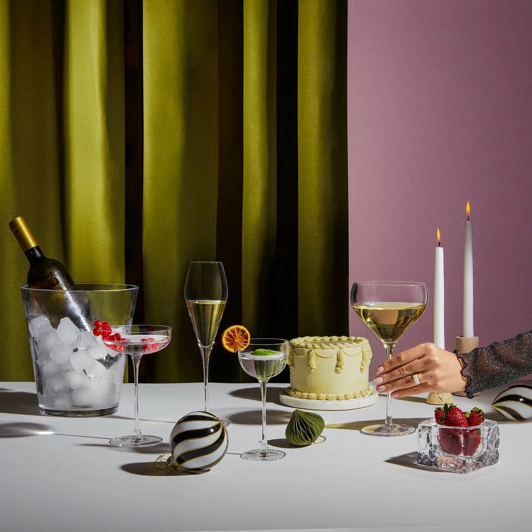 Brand new π NUDE Fantasy Set Of 2 Champagne Glasses π€© 8 NUDE Fantasy Set Of 2 Champagne Glasses