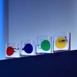 NUDE Finesse Rock & Pop Set Of 4 Whisky Glasses