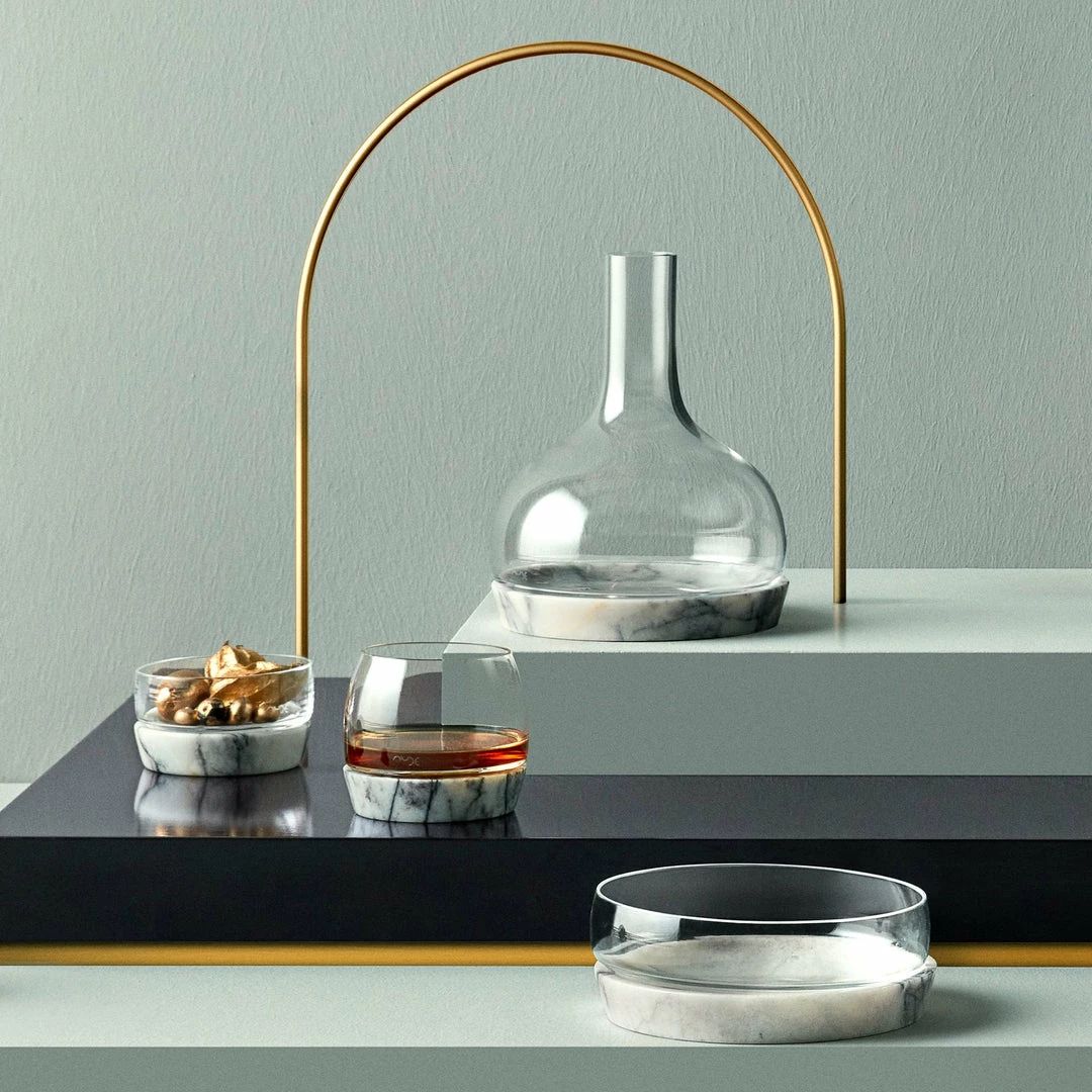 Promo ⭐ NUDE Chill Bowl With Marble Base L ❤️ 8 NUDE Chill Bowl With Marble Base L