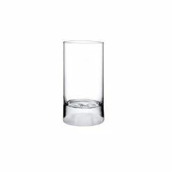 NUDE Whisky Glasses Club Ice Set Of 4 High Ball Glasses Small With Frosted Ripple Effect