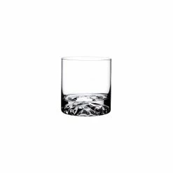 NUDE Club Set Of 4 Whisky Glasses With Ripple Effect