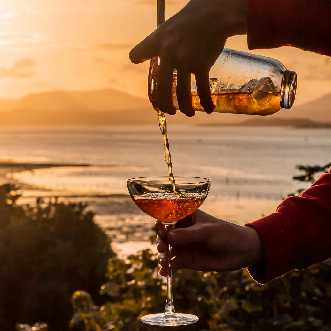 Best Pirce ⭐ NUDE Hepburn Mixing Glass With Metal Stirrer 💯 12 NUDE Hepburn Mixing Glass With Metal Stirrer