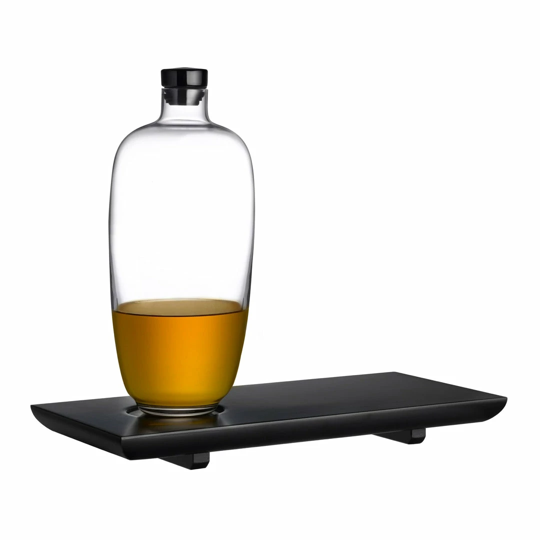 Cheapest π NUDE Whisky Bottles Malt Whisky Bottle Tall With Wooden Tray π 3 NUDE Whisky Bottles Malt Whisky Bottle Tall With Wooden Tray