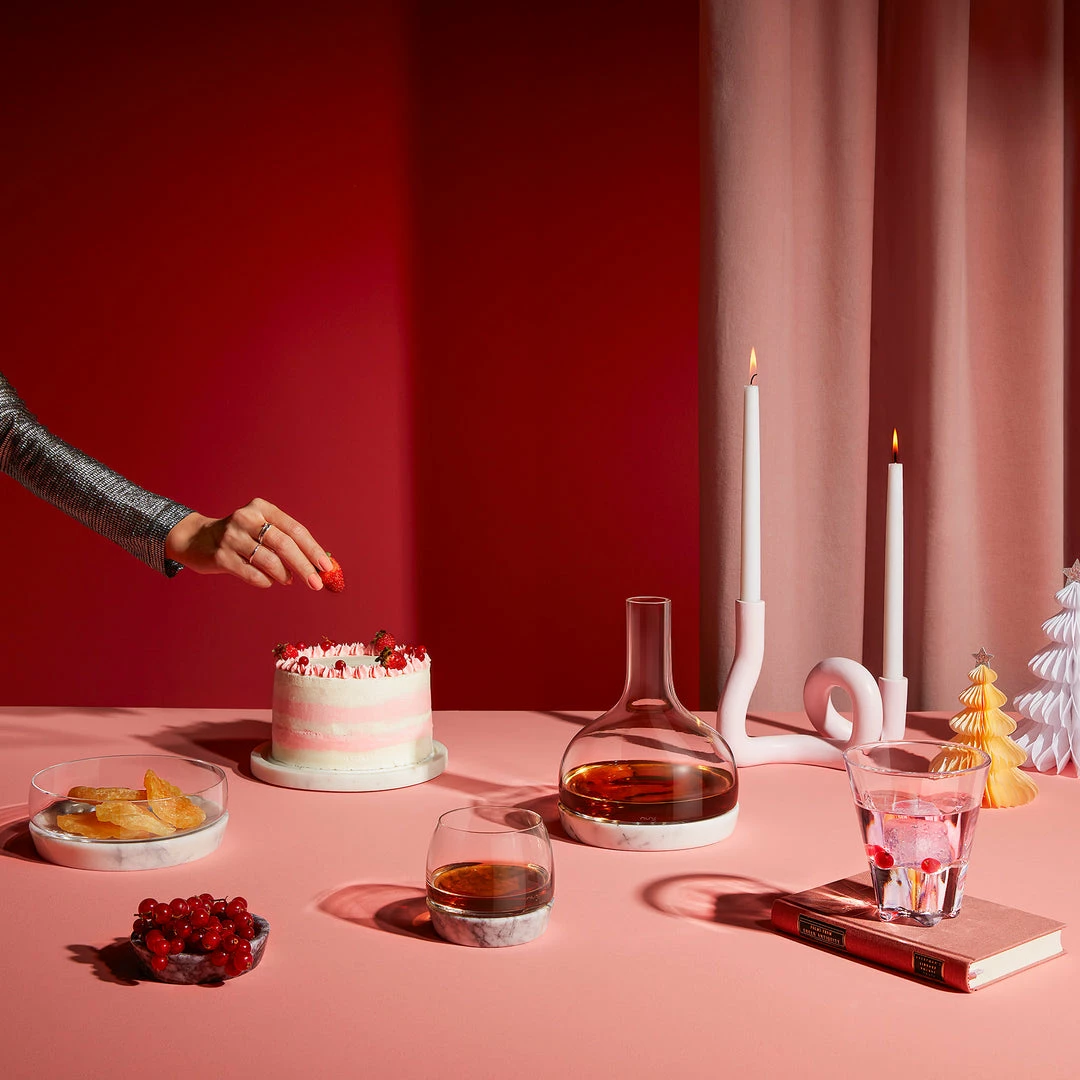 Promo ⭐ NUDE Chill Bowl With Marble Base L ❤️ 6 NUDE Chill Bowl With Marble Base L