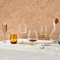 Budget 🌟 NUDE Vintage Set Of 2 Rosé Wine Glasses 🥰 9 NUDE Vintage Set Of 2 Rosé Wine Glasses