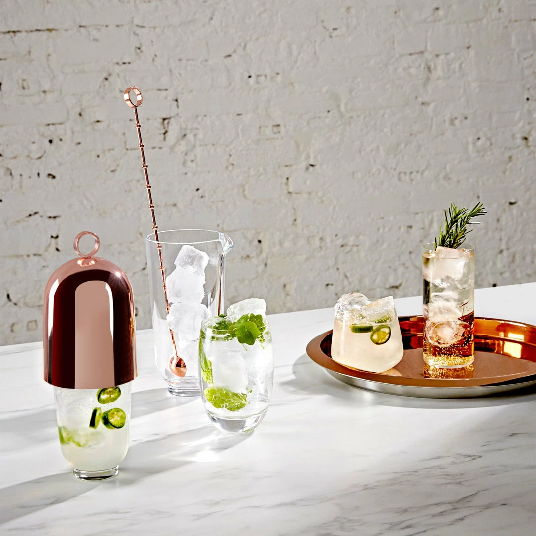 Brand new π NUDE Barware Hepburn Shaker With Metal Top π 8 NUDE Barware Hepburn Shaker With Metal Top