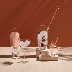 Best Pirce ⭐ NUDE Hepburn Mixing Glass With Metal Stirrer 💯 15 NUDE Hepburn Mixing Glass With Metal Stirrer