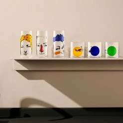 NUDE Finesse Rock & Pop Set Of 4 High Ball Glasses Highball Glasses