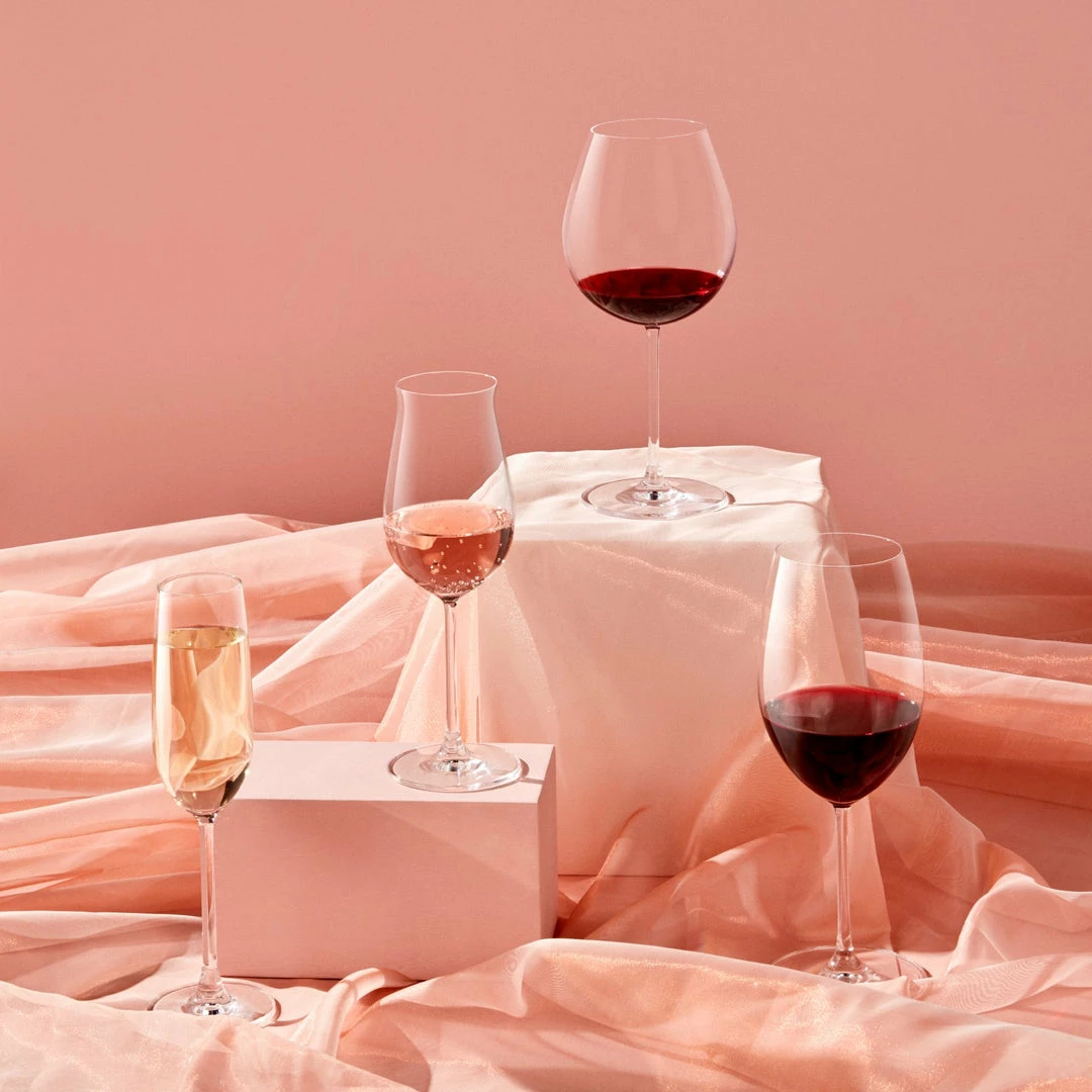 Budget 🌟 NUDE Vintage Set Of 2 Rosé Wine Glasses 🥰 5 NUDE Vintage Set Of 2 Rosé Wine Glasses