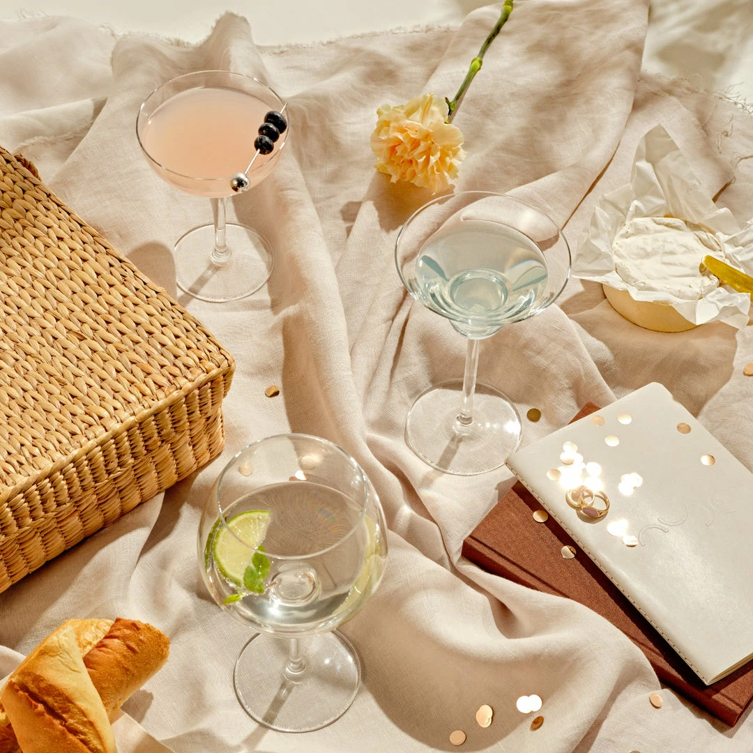 New π NUDE Cheers Gift Set Festive Martini Glasses β¨ 4 NUDE Cheers Gift Set Festive Martini Glasses