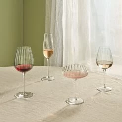 NUDE Round Up Set Of 2 Red Wine Glasses