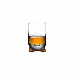NUDE Camp Whisky DOF Glass With Brass Base
