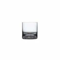 NUDE Club Ice Set Of 4 Whisky Glasses With Frosted Ripple Effect