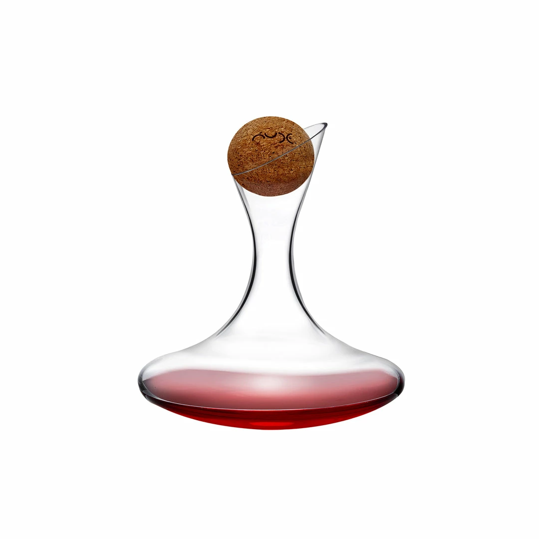 NUDE Oxygen Wine Decanter With Cork Stopper Decanters
