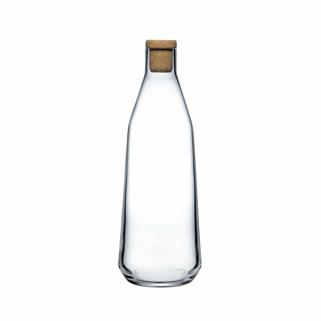 NUDE Rhythm Water Carafe Clear With Cork Stopper Carafes