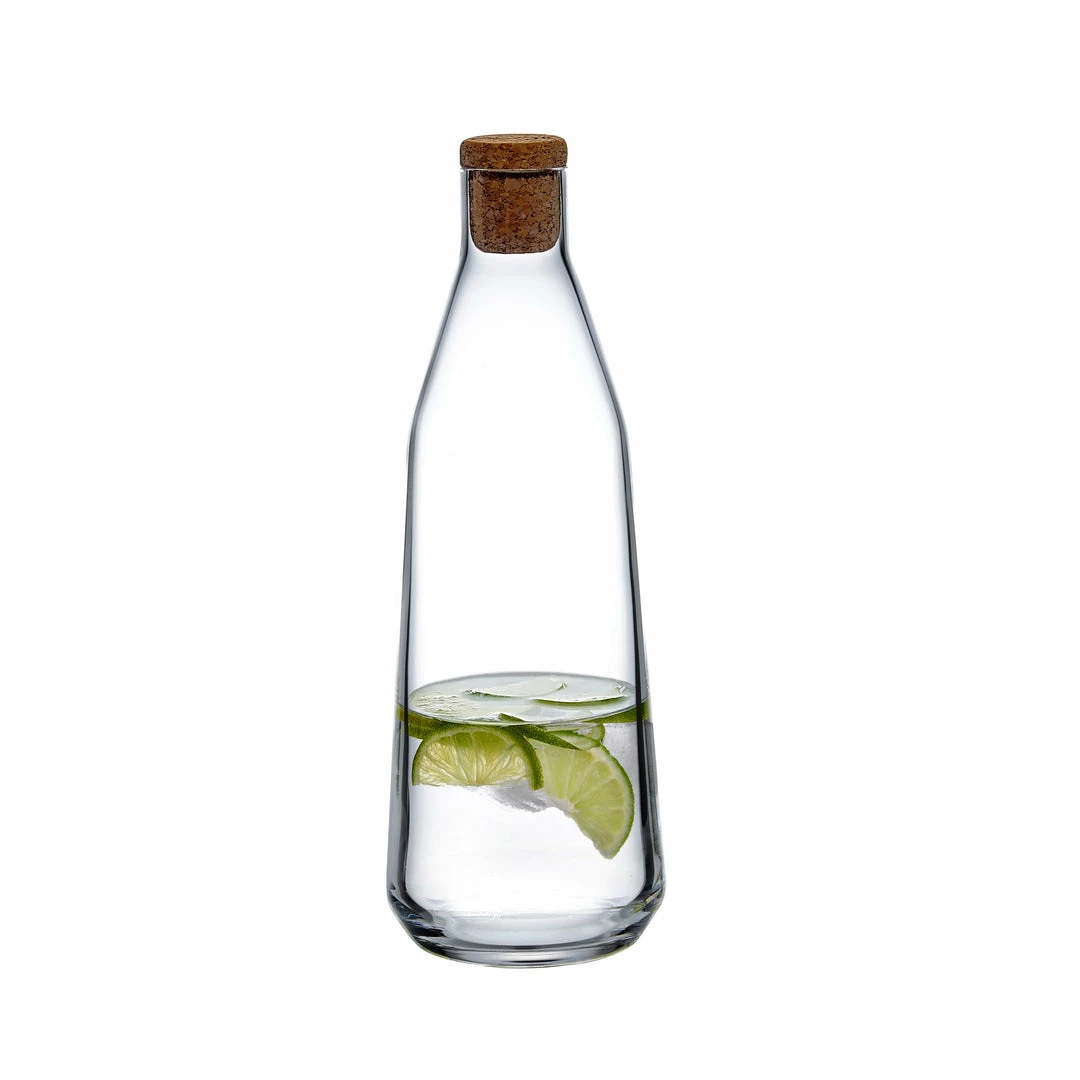 NUDE Rhythm Water Carafe Clear With Cork Stopper Carafes