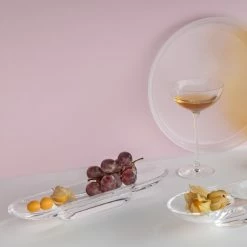 NUDE Tableware Silhouette Compartment Tray Single Section Long