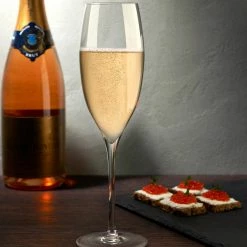 NUDE Dimple Set Of 2 Champagne Glasses