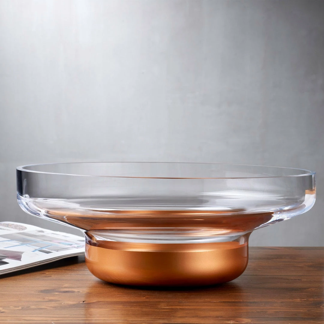 NUDE Tableware Contour Bowl Wide Copper
